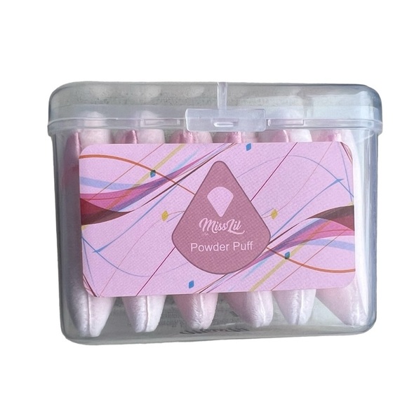 NIB Miss Lil 6-Piece Pink Powder Puff Make-up Set - Picture 2 of 7